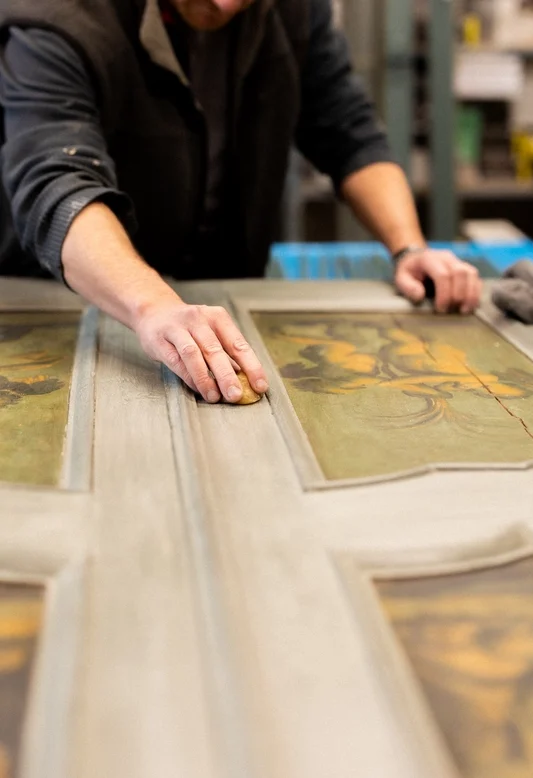 Restauration de boiserie ancienne - Rémy Motte Restauration de boiserie ancienne - Rémy Motte